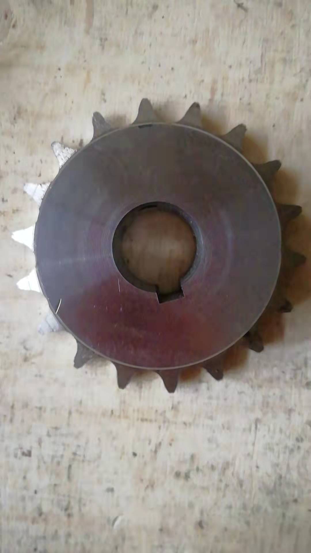 定制不锈钢链轮齿轮45#钢工业链轮4分6分5齿7齿12齿机械传动链轮