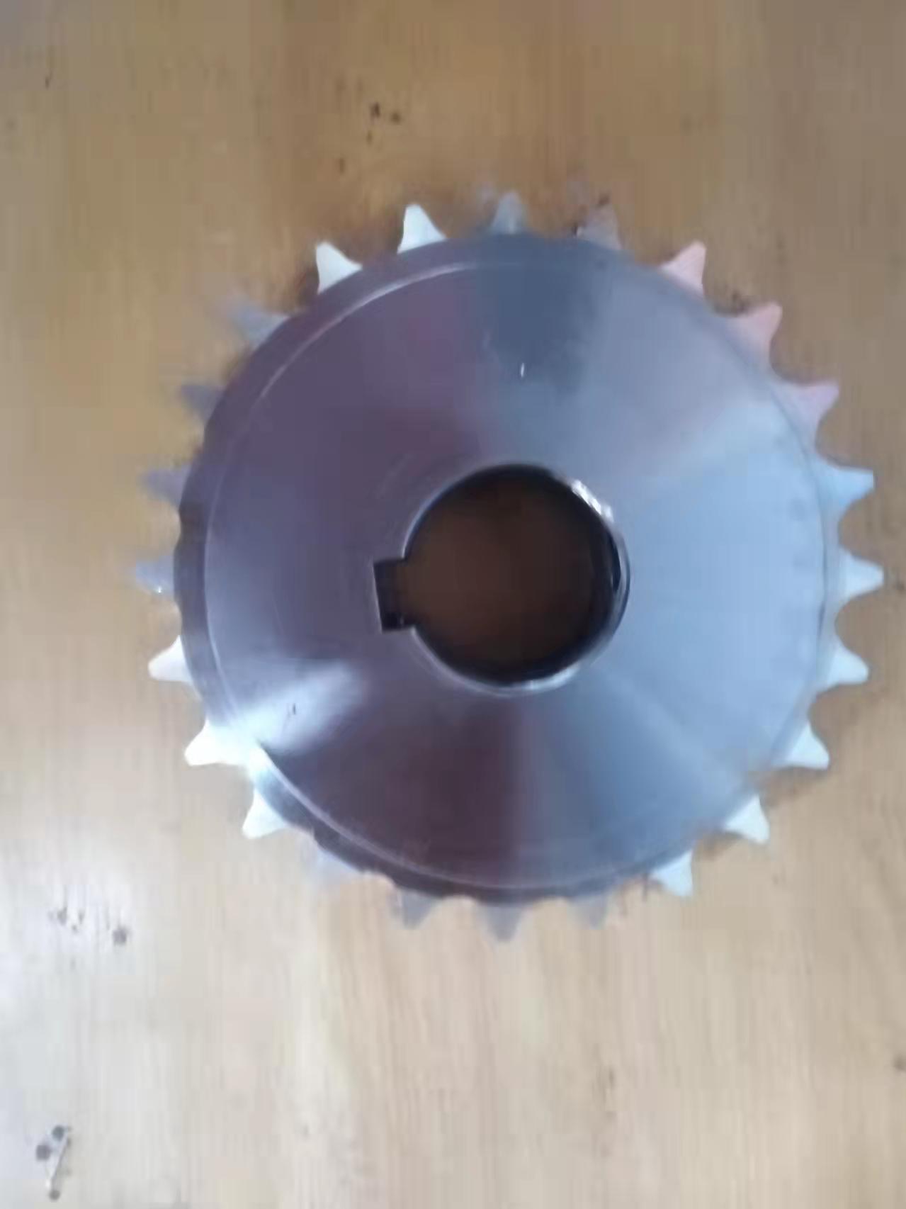 链轮齿轮08B4分单排齿轮链轮定制304不锈钢工业机械链轮