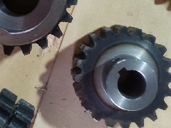 CL08 节距12.7 内导19片齿形链条及配套链轮