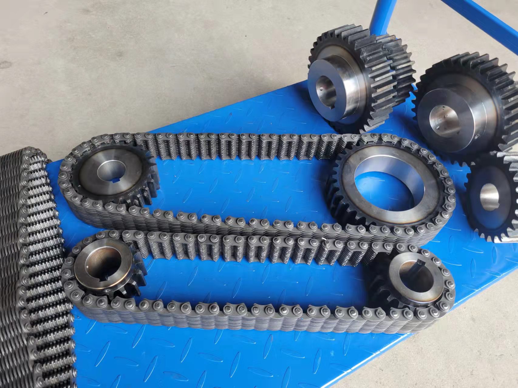 专业定制传动链条CL10节距15.875毫米 23片齿形链条链轮 高速静音传动